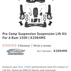 6 Inch Pro Comp Lift Kit Ram 1500 4x4