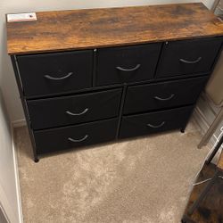 Dresser With Fabric Drawers