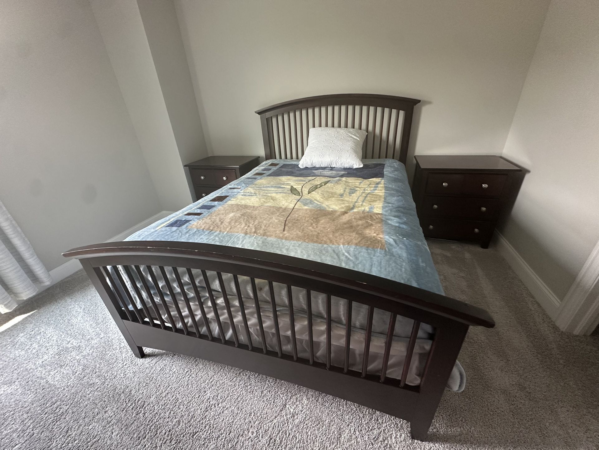 Queen Bedroom Set Solid Wood