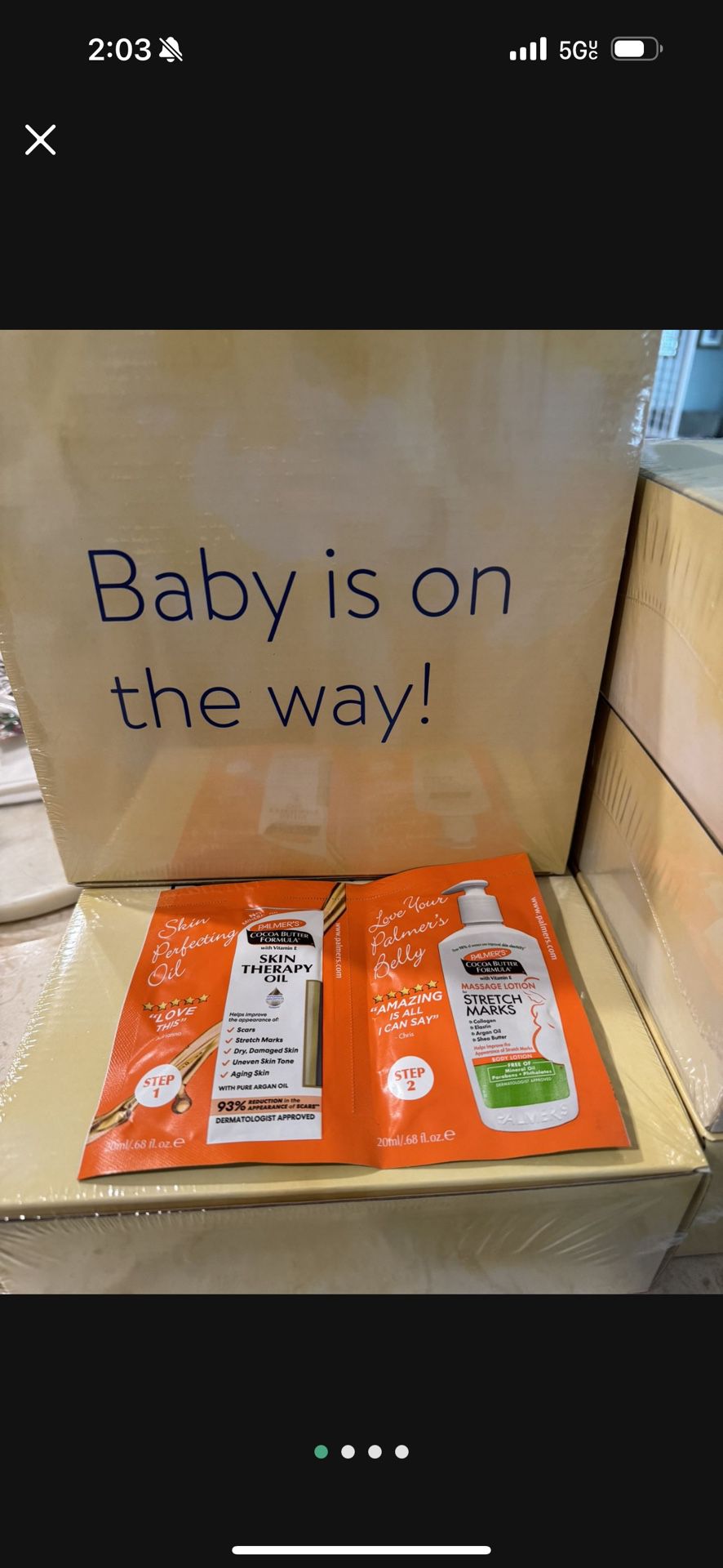 Baby Bottle Diaper Rash Gift Box 