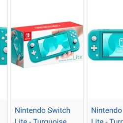 Switch Lite With Controller And Grip Case