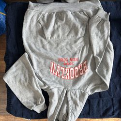 Brooklyn NY GREY HOODIE xl