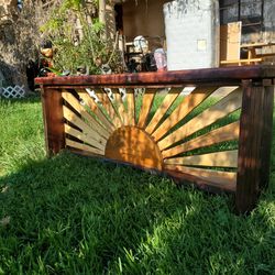 New Bench Solid Wood  Sun 