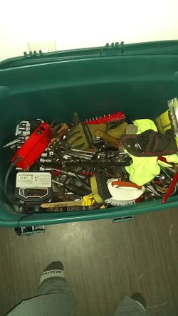 Tote full of tools