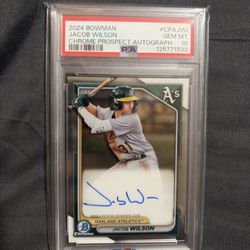Jacob Wilson Oakland All Star PSA 10