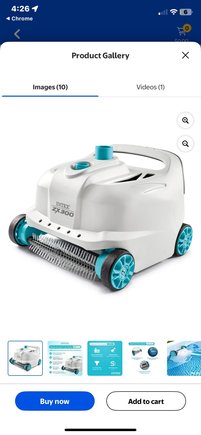 Intex Pool Vacuum 