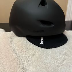 Bern Brentwood Matte Black cycling helmet adult LG/XL like new