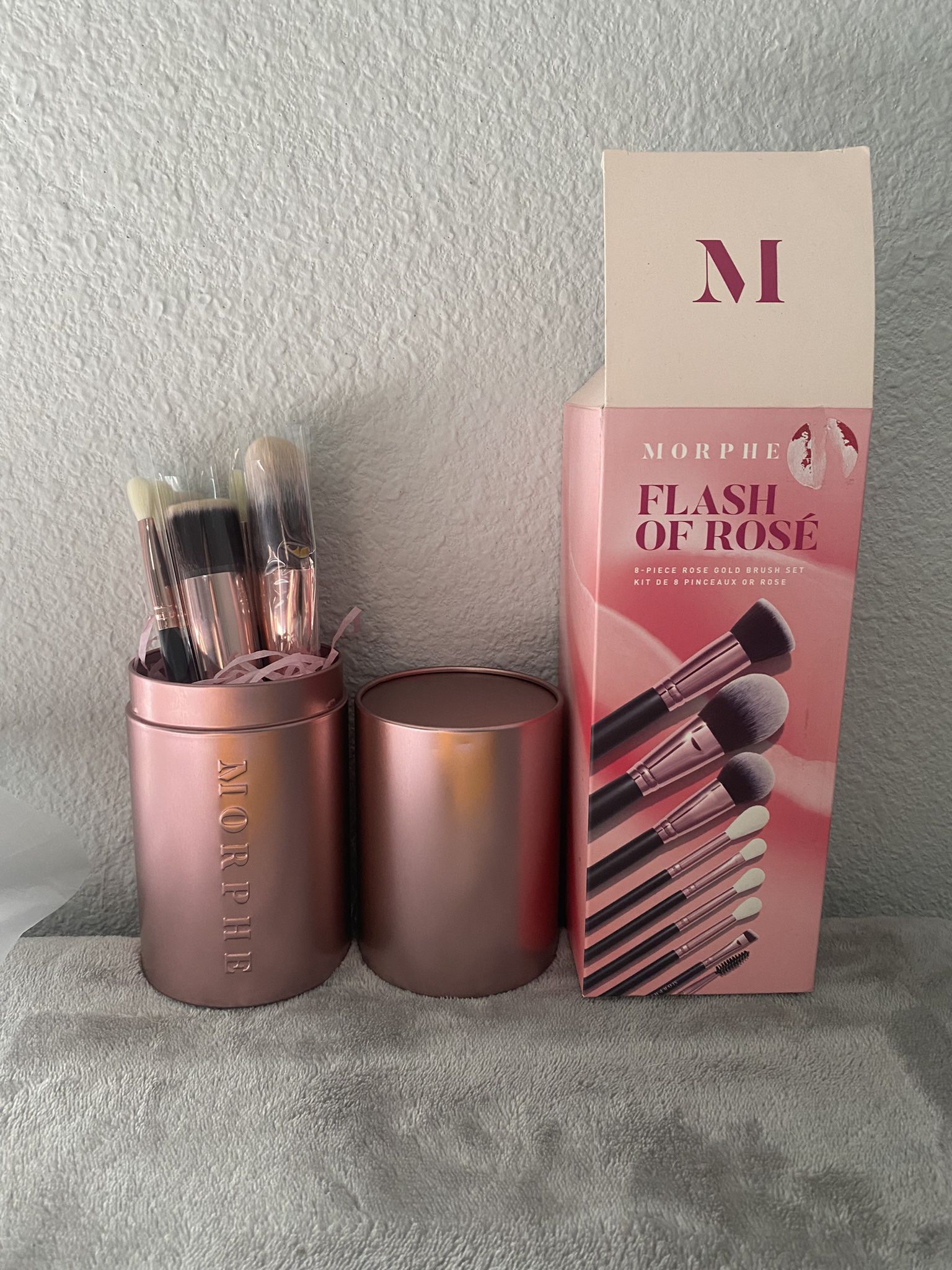Morphe Flash Of Rose Makeup Brush Set 