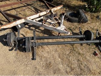 Two 7,000lbs capacity axles