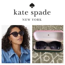 Kate Spade Jessa Black Frame Purple Gradient Sunglasses