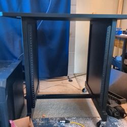 12U Audio Rack With Wheels
