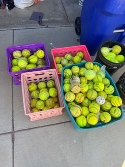 Softballs of all sizes