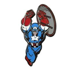 Captain America Enamel Lapel Pin