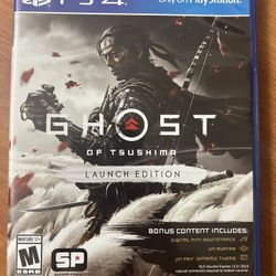 PS4 Ghost Of Tsushima Video Game (CIB) $20