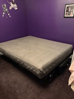 Queen Futon Bed with Memory Foam Mattress