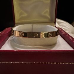 Solid Gold  Cartier Love Bracelet