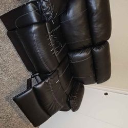 Black Leather Sofa Recliner