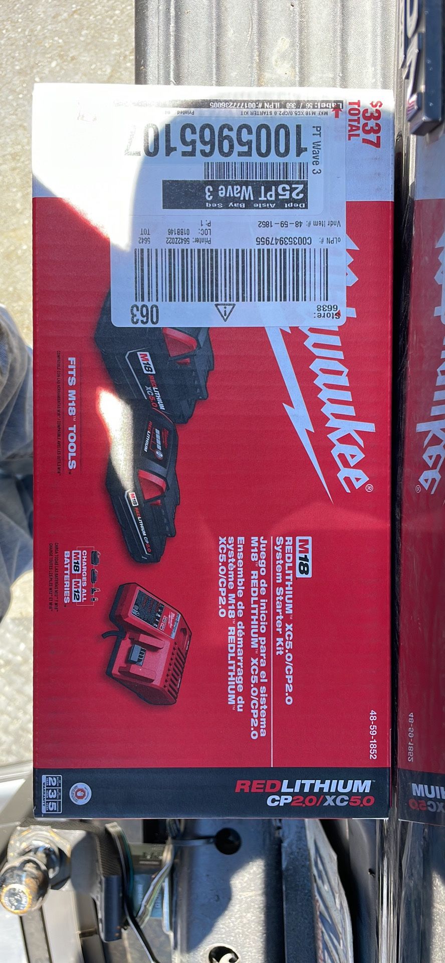 Milwaukee M18 Battery Starter Kit