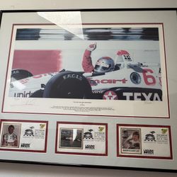 Mario Andretti Last Lap “thanks For The Memories” Indy 500 Indy Car Series 