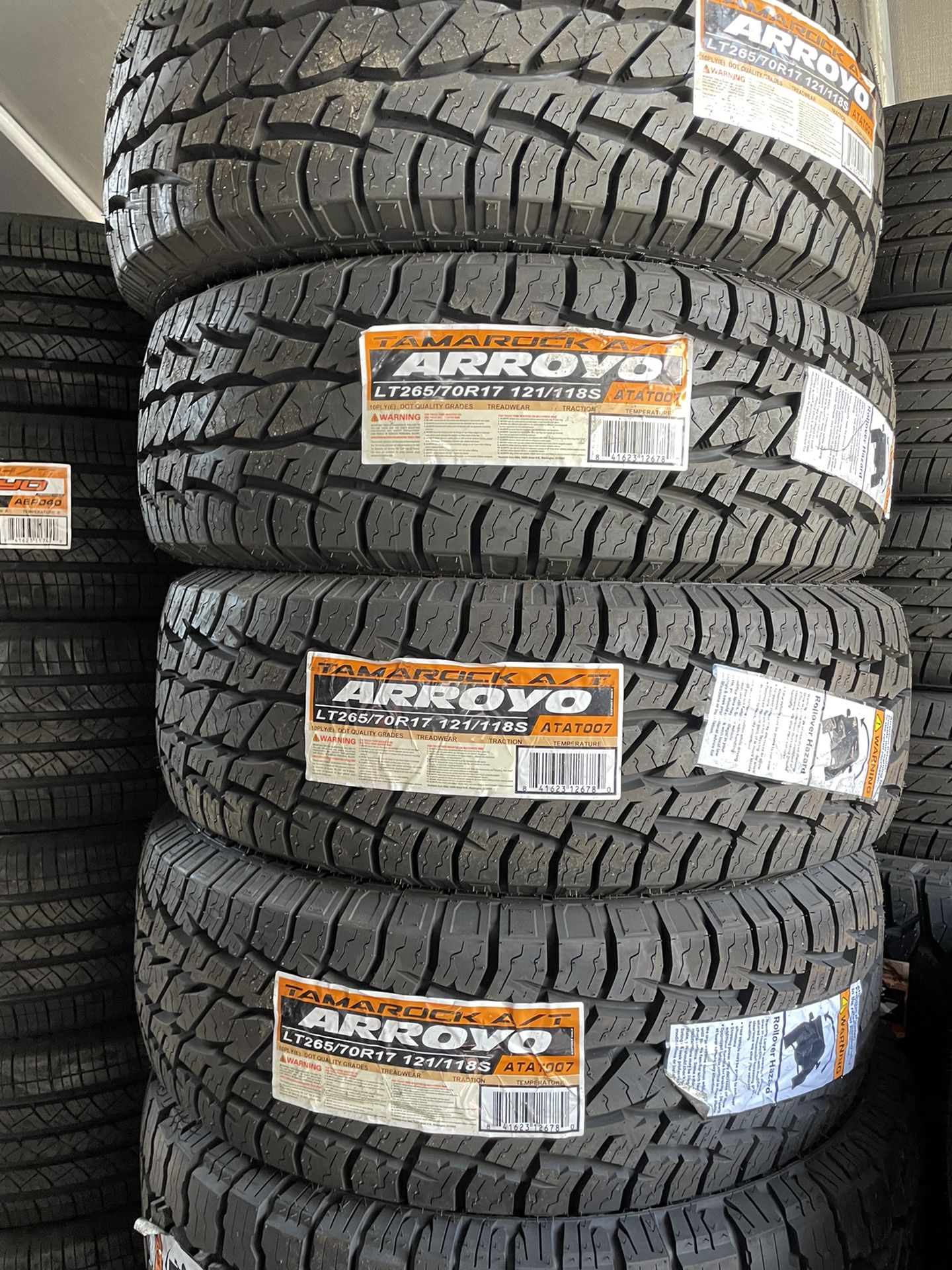 LT 265/70/17 Arroyo Free Mount And Balance