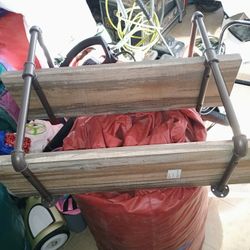 2 Tier Industrial Pipe Shelf