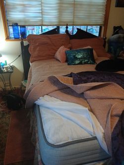 Queen Size Bed , Frame & Head Board