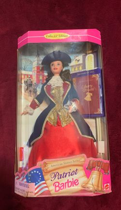 Vintage 1996 patriot Barbie American stories series