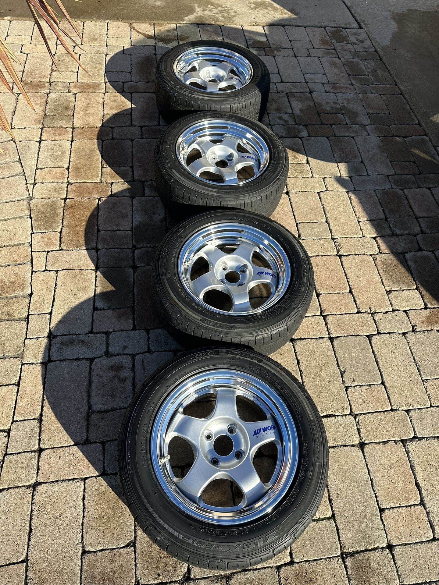 Work Meister S1 2 piece 15x8 +25 4x100