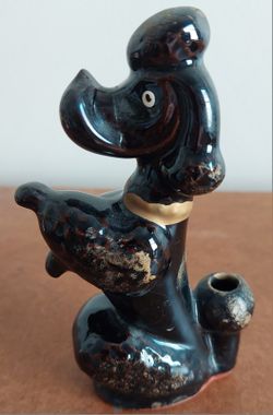 Black Poodle Pencil Holder