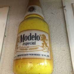 Light up beer sign