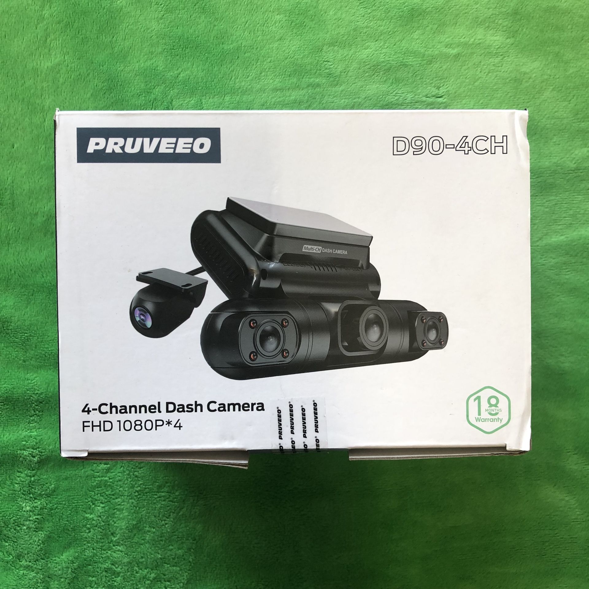 4-Channel Dash Camera