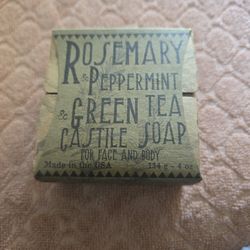 Rosemary, Peppermint & Green Tea Soap