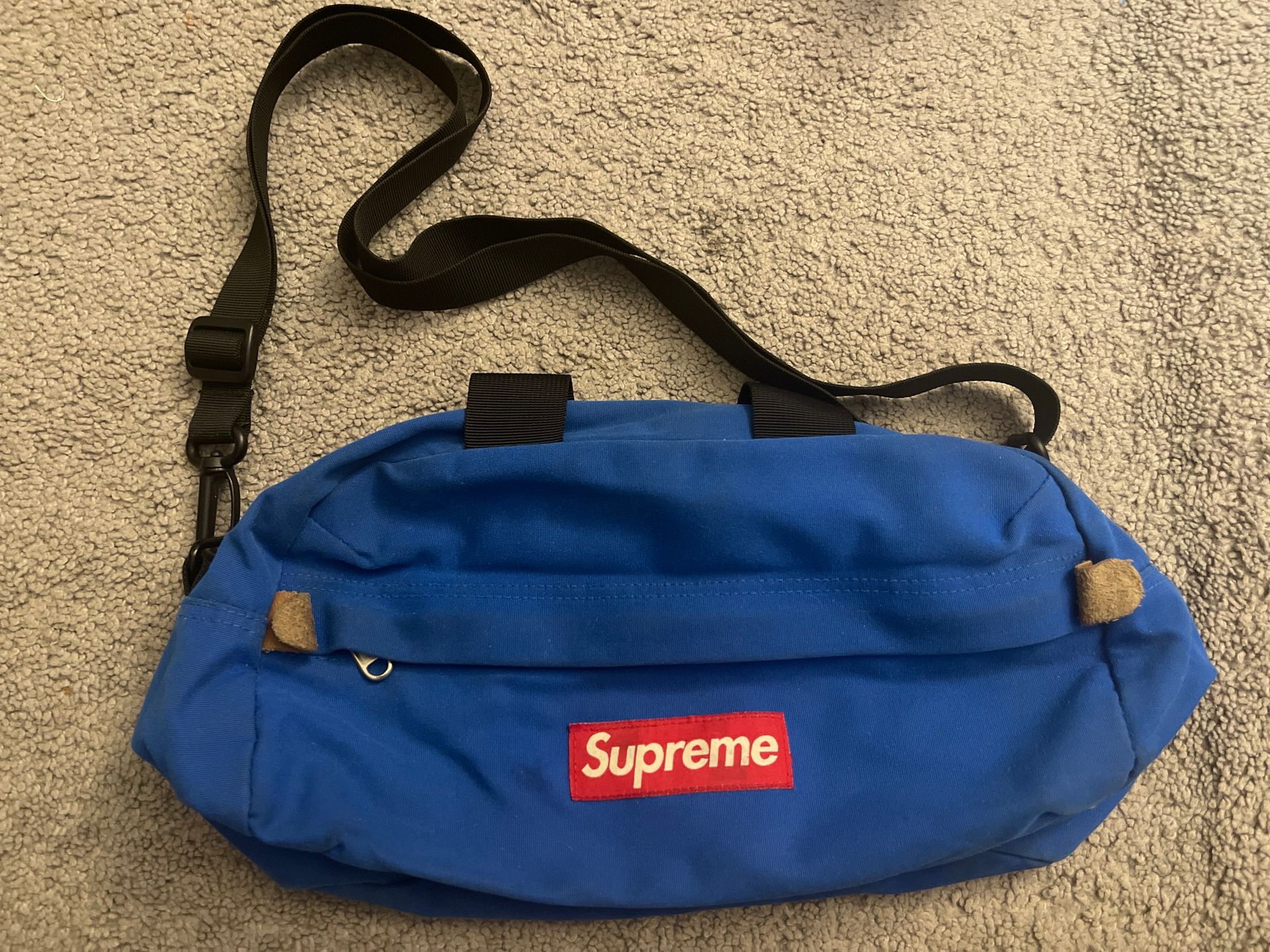 Supreme x Sunbrella 09’ Shoulder Bag Royal Blue Purse Classic 