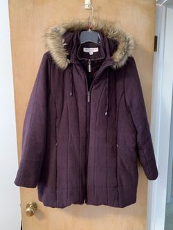 Women’s Coat Jacket - By Liz Claiborne size 1X - inside has double zipper for extra warmth