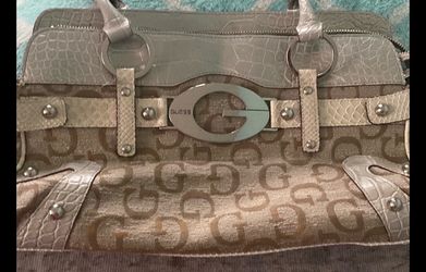 Vintage y2k Guess monogram handbag