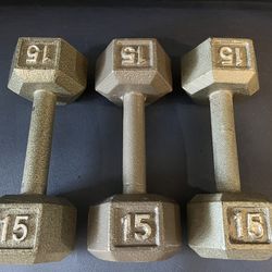 15 LBS Dumbbells