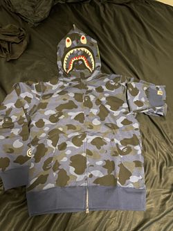 Blue bape jacket