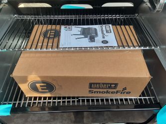 Weber pellet grill smoke fire 24” new assembled bbq barbecue