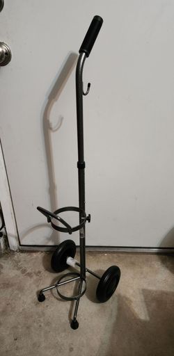 Oxygen tank cart