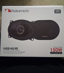 Nakamichi 4x6 Speakers Brand New In The Box