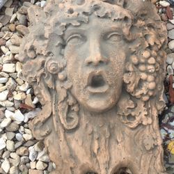 Heavy Garden Decor ... Cement Medusa... Great Indoors As Well Heavy 