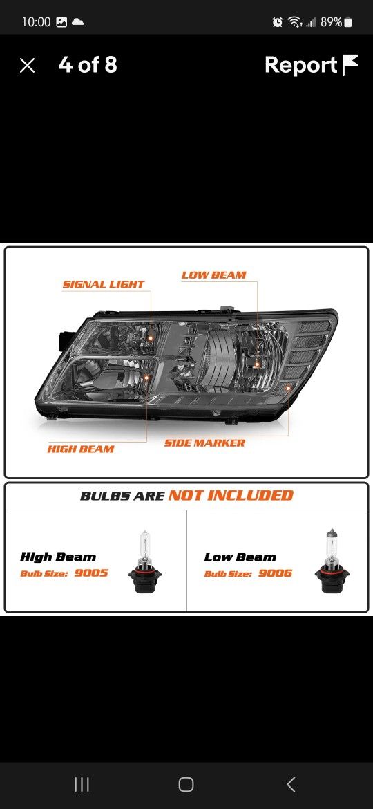 Dodge Journey Headlight Assembly 