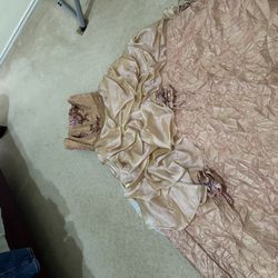 prom dress new never used like quin size small or medium 