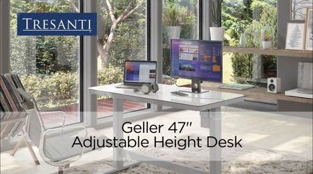 Tresanti Geller 47" Adjustable Height Desk and office Chair
