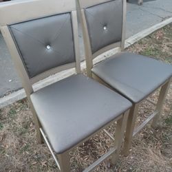 2 Good Condition Bar Height Chairs