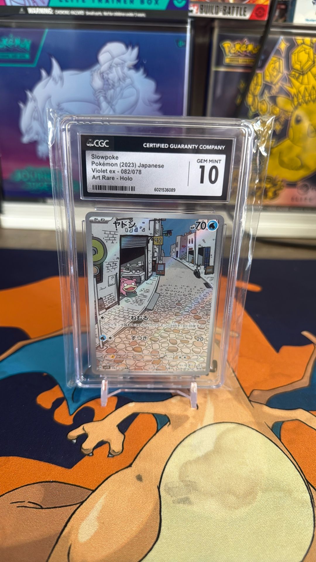 Slowpoke Art Rare Cgc 10