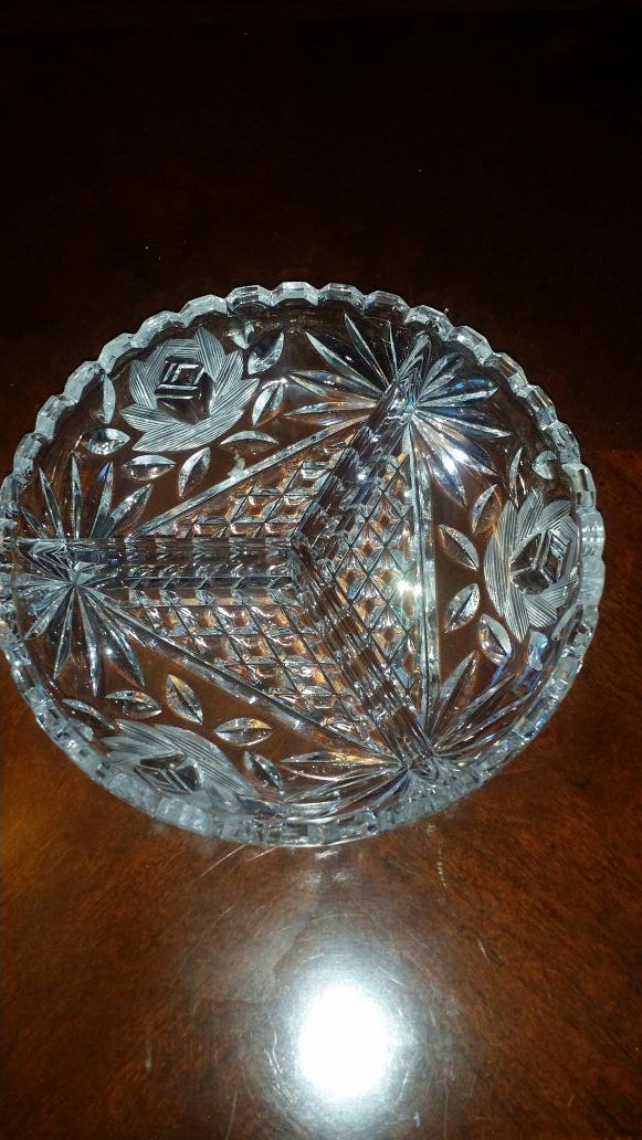 Crystal candy dish