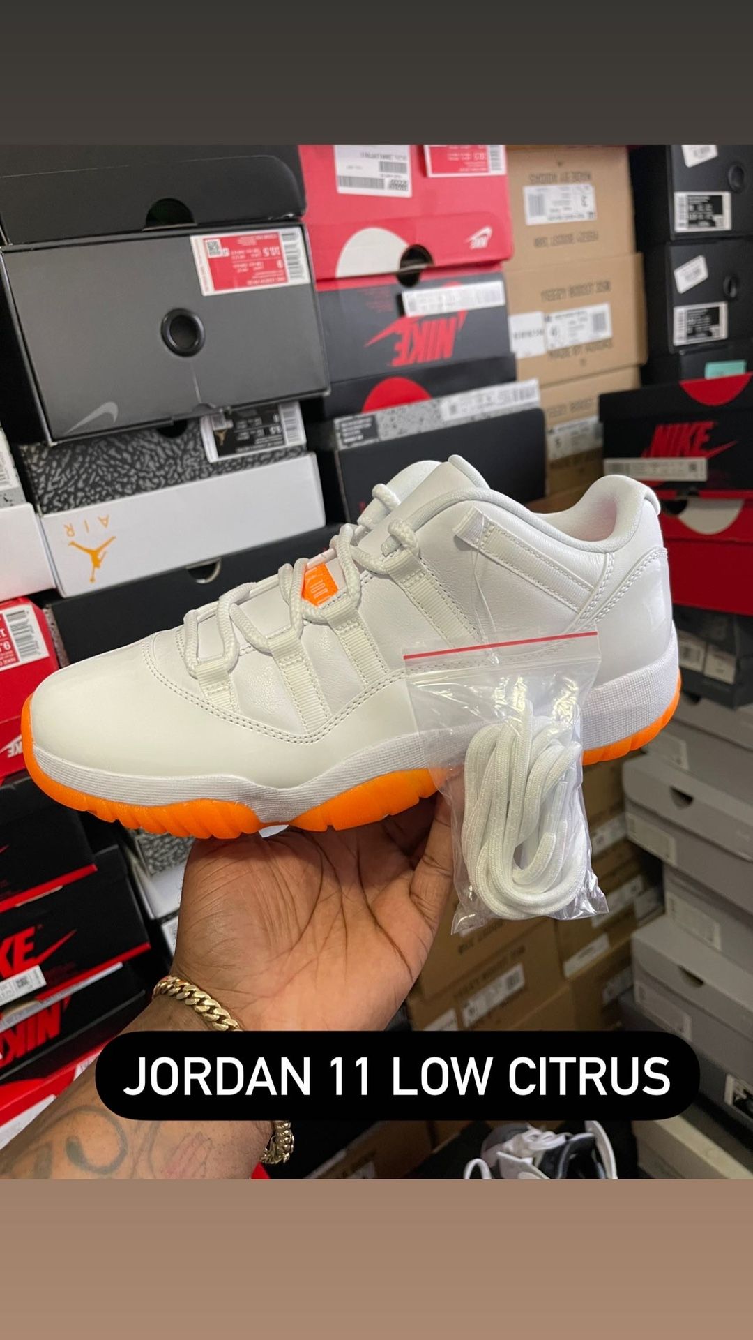 Jordan 11 Low Citrus Size 8.5 And 9 Men