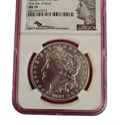 2021 CC Morgan Silver Dollar NGC MS70 | FDOI First Day of Issue FDI | FLAWLESS