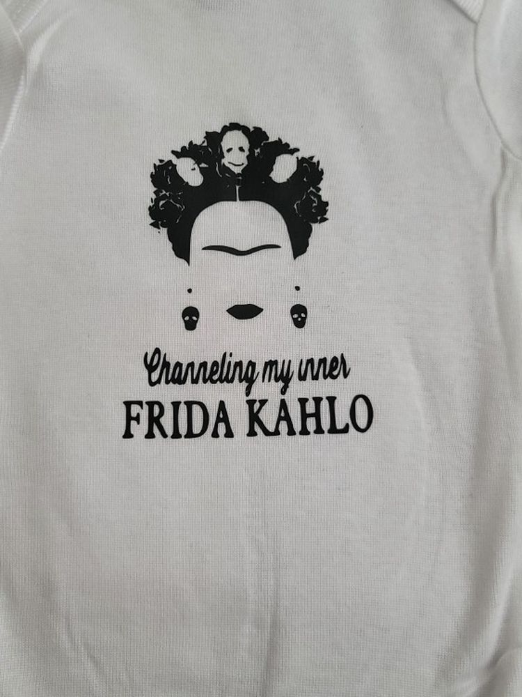 FRIDA KAHLO ONESIE 3-6 MONTHS. BRAND NEW